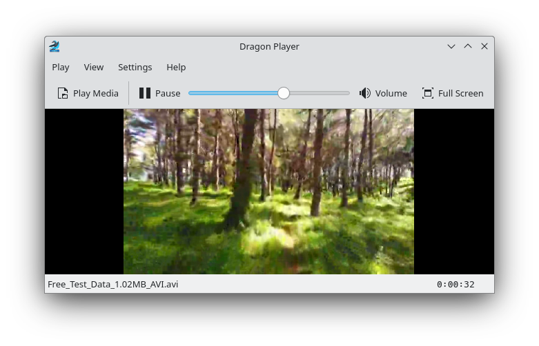 KDE Dragon media player